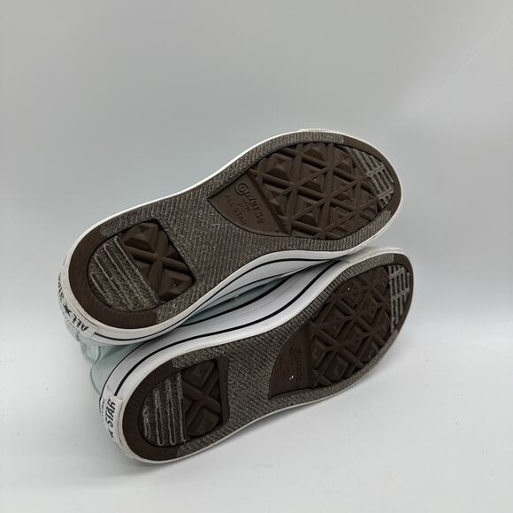 Mens Size 6 Converse Chuck Taylor All Star High Top Sneakers Light Blue 153865F - Picture 8 of 9